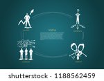 Vuca word - uncertainty, ambiguity, complexity, volatility set concept. Hand drawn isolated vector