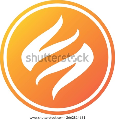 vulcan forged-pyr cryptocurrency logos on abstract background. 3d illustrations.