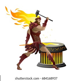 Vulcan Hephaestus Greek Roman Mythology God Of The Forge And Blacksmiths