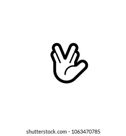 Vulcan Salute Icon