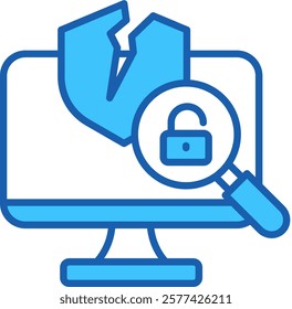 Vulnerabilities Icon Element For Design