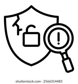 Vulnerability Icon Element For Design