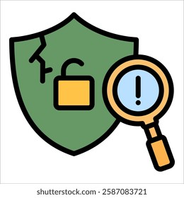 Vulnerability Icon Element For Design