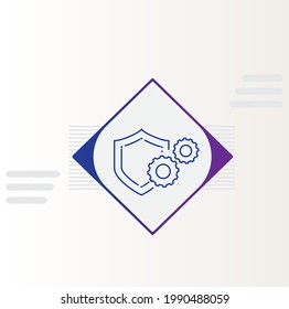 
Vulnerability Management Icon Vector Design