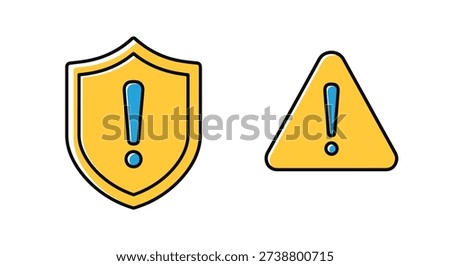 Vulnerability Protec modern color illustration design