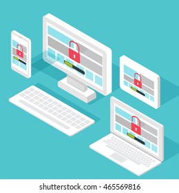 Vulnerability search. SEO optimization,web analytics, programming process  elements.