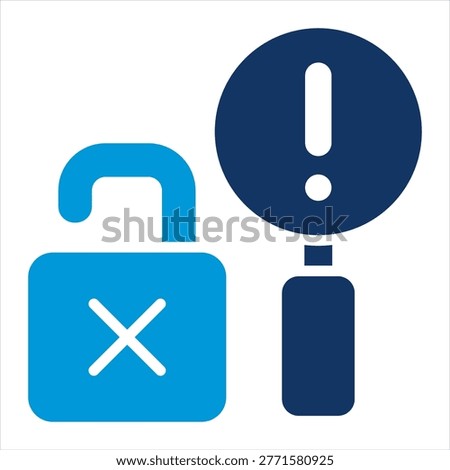 Vulnerability Single Icon Glyph Color