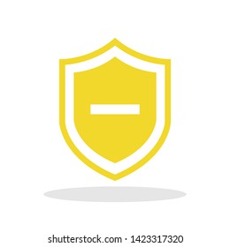 Vulnerable security icon in trendy flat style. Vulnerability symbol for your web site design, logo, app, UI Vector EPS 10. 