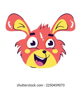 Vulpes flat sticker is handy and scalable 