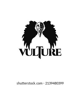 vulture logo on white background design inspiration