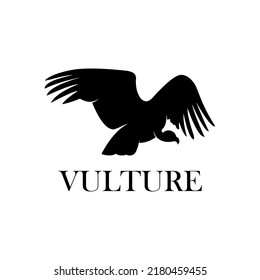 Vulture Logo Silhouette Vector Template