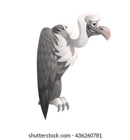 Vulture. Vector.