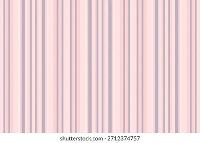 Vuvet Linien Textur Textil, Rabatt vertikalen Streifen Muster. Cicture Vektor Hintergrund Stoff nahtlos in nebligen Rose und hellen Farben Palette.