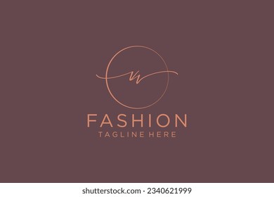 VV Feminine logo beauty monogram and elegant logo design, handwriting logo of initial signature, wedding, fashion, floral and botanical with creative template.
