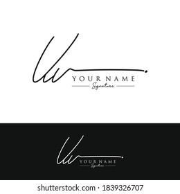 VV Initial letter handwriting and signature logo.