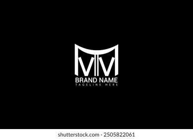 VV Letter Diseño de Logo. Icono del logotipo de VV con letras iniciales. Letra Abstractas VV V V Plantilla mínima de diseño de logotipo. Vector de diseño de letra V con colores negros. logo vv