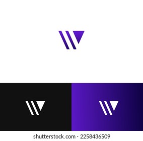 Elementos de plantilla de diseño de logotipo de letras VV. Logo de la letra digital abstracta moderna. Ilustración vectorial.