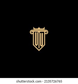 VV line concept logo in high quality professional design that will be best for companies related to real estate