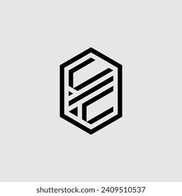 VV line geometric monogram with high quality professional design that will print well