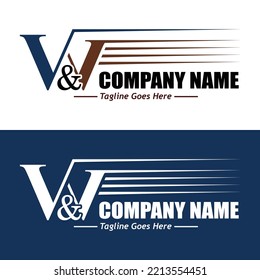 Vv Logo, Company Logo Example, A Simple Vector Design