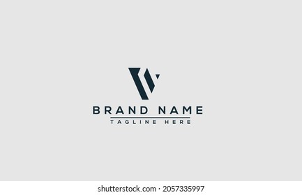 VV Logo Design Template Vector Graphic Branding Element.
