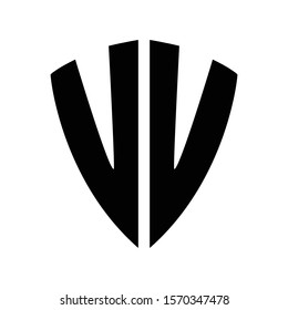 VV Logo Letter Vector Illustration