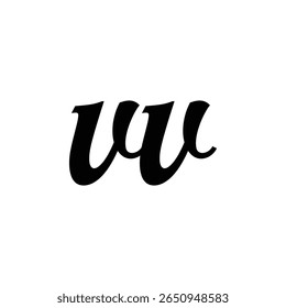 vv design de logotipo minimalista moderno intemporal que combina simplicidade e elegância, ideal para empresas que buscam uma identidade de marca limpa, profissional e duradoura em plataformas digitais e de impressão.