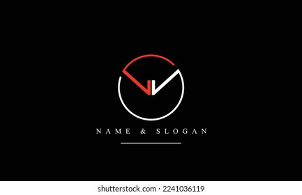 VV, V abstract letters logo monogram