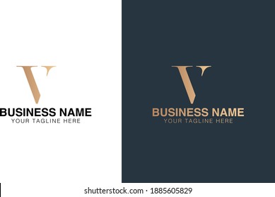 vv v initial  based abstract modern minimal creative logo, vector template image. luxury logotype logo, real estate homie logo.