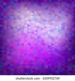 Vvivid violet colorful abstract triangular background