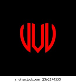 VVV letter logo creative design. VVV unique design.
