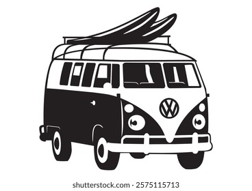 VW, Bus, van, kombi, car, surf