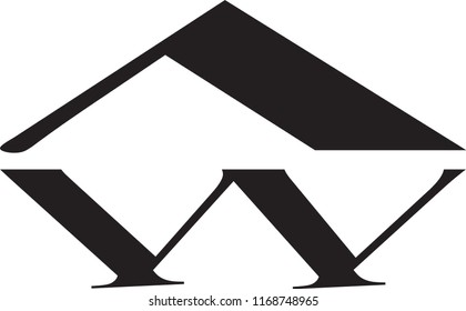 VW letter vector logo