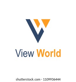 VW Logo, Letter V And Letter W Logo