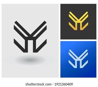VW WW-Logo-Brief-Urschrift für moderne Symbole