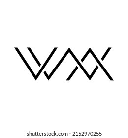 VWA monogram vector logo. Line art logo. Logo for product, brand, apps, company, business, education, and organization.