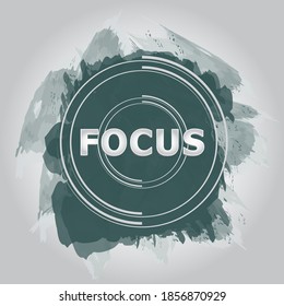 vwatercolor background focal point vector design