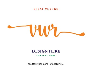 VWR lettering logo is simple, easy to understand and authoritative