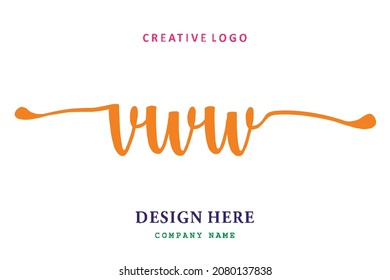 VWW lettering logo is simple, easy to understand and authoritative