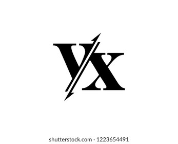 VX initials logo sliced