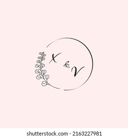 Cartas con el logotipo de la boda VX en un diseño profesional de alta calidad que se imprimirán en cualquier medio impreso