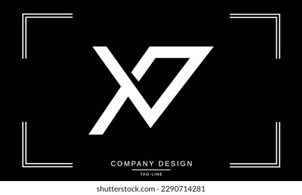 VX, XV, Abstract Letters Logo Monogram