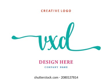 VXD lettering logo is simple, easy to understand and authoritative