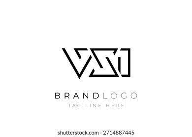 VXI abstract letter logo design. Modern Business Logo Design With Abstract Typography and Contemporary Style