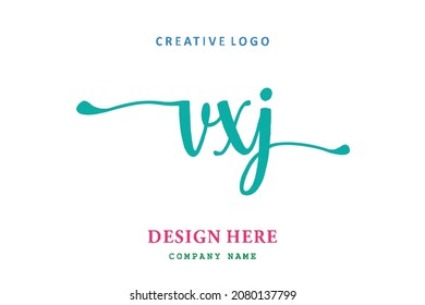 VXJ lettering logo is simple, easy to understand and authoritative