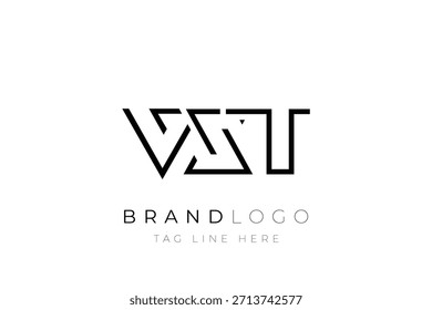 VXT abstract letter logo design. Modern Business Logo Design With Abstract Typography and Contemporary Style