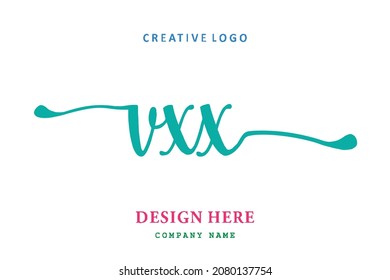 VXX lettering logo is simple, easy to understand and authoritative