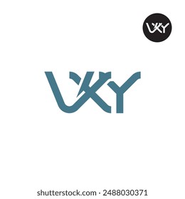VXY-Logo-Buchstabe Monogramm Design