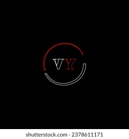 VY creative modern letters logo design template