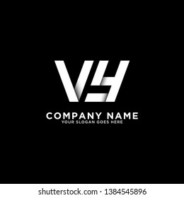 VY  initial logo vector, initial brand name, clean and strong company logo design